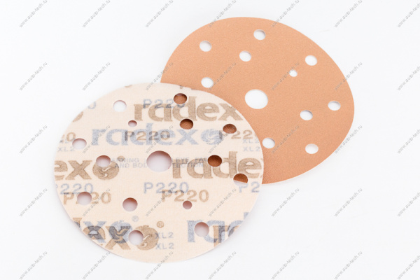 Абразивный круг 150мм 9-15 отв Р220 Radex Gold RADEX 553608