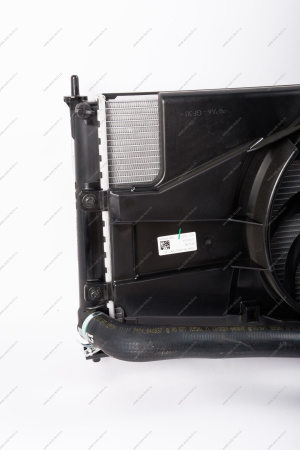 Радиатор охлаждения ВАЗ-2190/Datsun с 2015- + рад.конд.с эл.вент. и патрубками АКПП в сборе нов.обр. Lada LADA 21901130000814