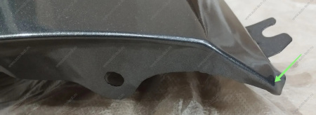 Крыло новое переднее ЛЕВОЕ ( с отв. под П/П ) HYUNDAI Solaris в цвет -SAE ( Carbon Gray) JORDEN Jorden 663114L050-SAE