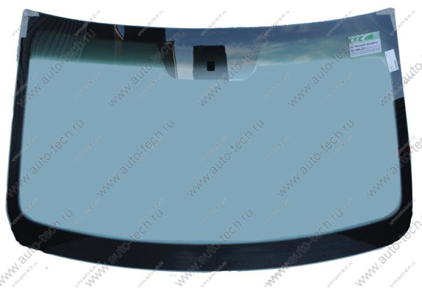 Стекло лобовое З/П RENAULT Sandero/Рено Сандеро зеленое КМК KMK GLass RENT0041