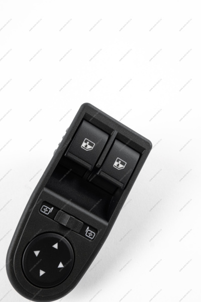 Блок управления стеклоподъемниками и зеркалами (с джойстиком, 2 кнопки)(белая подсветка) Lada Granta FL Lada LADA 8450100633