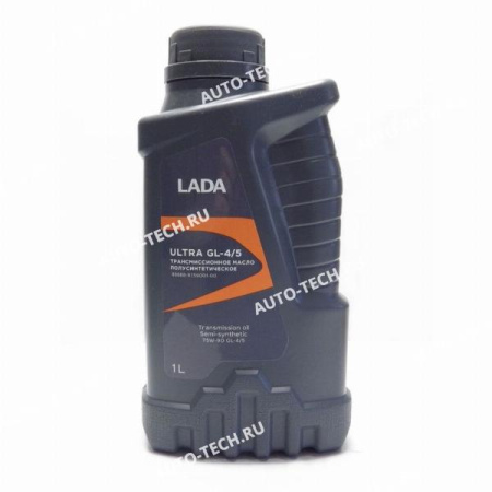 Масло трансмиссионное LADA ULTRA GL-4/5 75W-90, 1л полусинтетическое Lada