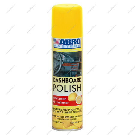 Полироль панели ароматизированная ABRO MASTERS (Лимон) ABRO DP-633-LE