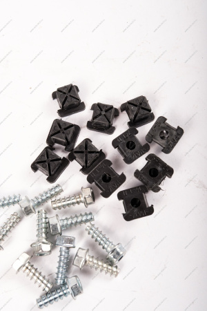 Держатели(клипсы) пыльника дв-ля (комплект) ВАЗ-2108 (саморезы,клипсы,шайбы)(10+10+10) Белзан БелЗАН 21080-2802022/23 клипсы