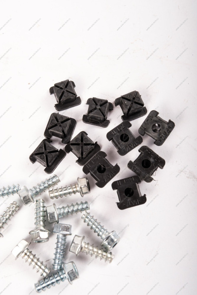 Держатели(клипсы) пыльника дв-ля (комплект) ВАЗ-2108 (саморезы,клипсы,шайбы)(10+10+10) Белзан БелЗАН 21080-2802022/23 клипсы