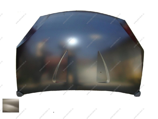 Капот RENAULT Sandero крашеный Gris Basalte KNM Светлый базальт API  6001551350-KNM