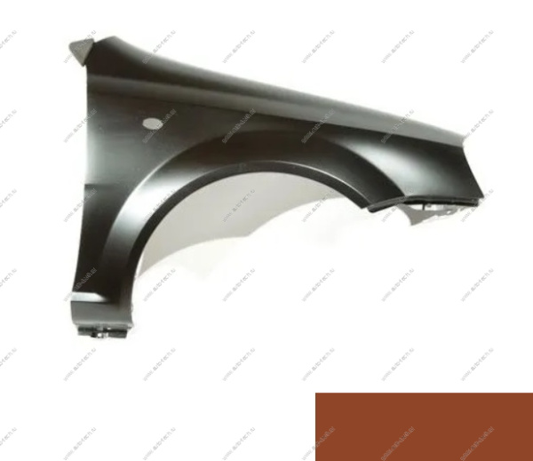 Крыло крашеное CHEVROLET LACETTI (SD/WGN) перед. прав (с отв. повт.) 54U - SUNSET ORANGE API Api 96548995-54U