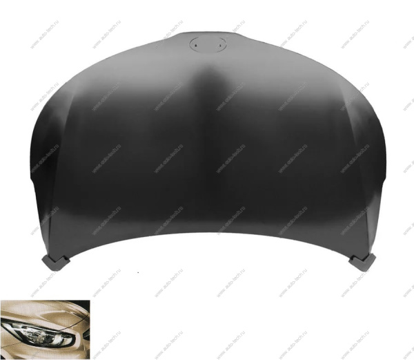 Капот KIA Rio 2015-2016 крашеный Бежевый металлик UBS 2011-2015 Api  664004Y000-UBS