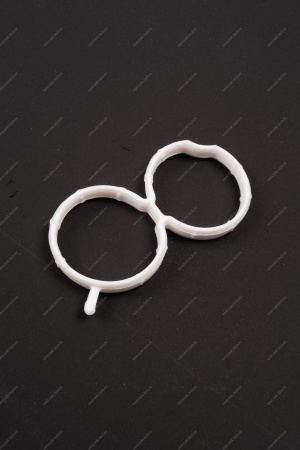 Комплект уплотнителей для ресивера и дроссельной заслонки с электронной педалью газа БЕЛЫЙ 3шт к-т ВАЗ-21116 БРТ Балаковозапчасть 09793