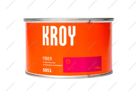 Шпатлевка FIBER RAL 6000 1.8 КГ KROY KROY 6000