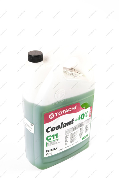 Жидкость охлаждающая низкозамерзающая TOTACHI NIRO COOLANT Green -40C G11 5кг Totachi 43205