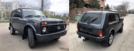 Бампер задний крашеный ВАЗ-21214 Niva Urban 633 Борнео Кампласт LADA 21214-2804010-633