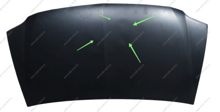 УЦЕНКА Капот новый LADA Largus/RENAULT Logan ( крупные вмятины ) Начало НАЧАЛО 3604-8402010