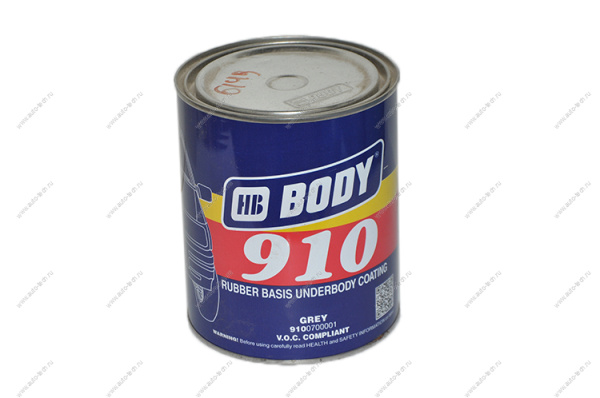 Антикор 910 серый мастика 1л. Body Body 910.07.0000