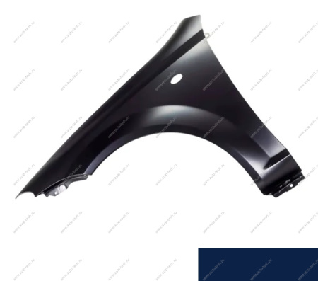 Крыло крашеное CHEVROLET LACETTI (хетчбек) перед. левое (с отв. под повт.) 15U - IMPERIAL BLUE API Api 96548951-15U