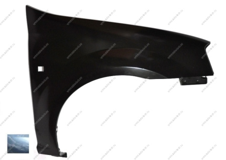 Крыло переднее правое RENAULT Logan/Рено Логан крашеное B66 Gris eclipse Серое затмение RENAULT RENAULT 6001549973-B66