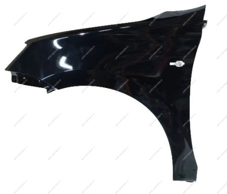Крыло новое ВАЗ-2190 переднее левое крашеное 672 Черная пантера АвтоВАЗ АвтоВАЗ 21900-8403011-672