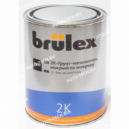 Грунт-наполнитель wet-on-wet мокрый по мокрому 2k 1.л BRULEX BRULEX 02049600