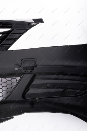 Бампер передний RENAULT Logan/Рено Логан без птф после (шершавый) 2010 (+решетка нижняя +верхняя) Gamma GAMMA GM-BF-13393