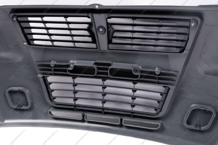 Бампер ГАЗ-3302 передний н/о БИЗНЕС с облицовкой+эмблема ГАЗ GAZ 3302280301220