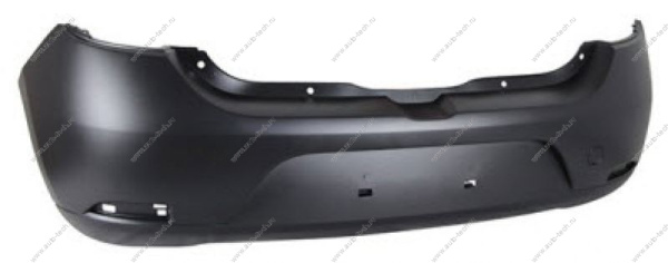 Бампер RENAULT Logan задний 2014- без отверст. под датчик парковки TYC Jorden JHRS-579-506