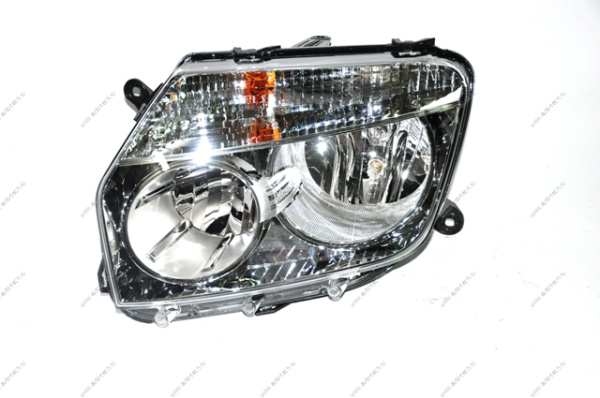 Фара RENAULT Duster левая 4X2 серебро под корректор DEPO DEPO 551-1186L-LDEM1