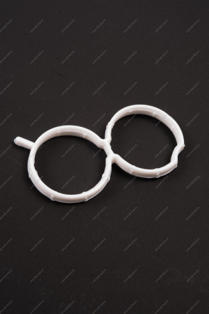 Комплект уплотнителей для ресивера и дроссельной заслонки с электронной педалью газа БЕЛЫЙ 3шт к-т ВАЗ-21116 БРТ Балаковозапчасть 09793