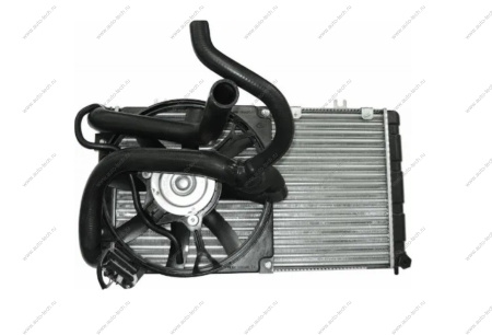 Радиатор охлаждения ВАЗ-11186 СБ без кондиц.с эл.вент.и патрубками ДААЗ  11186-1300010-00