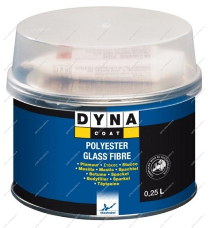 Шпатлевка Glass с стекловолокном 1,7кг 1л DYNACOAT DYNACOAT 605323