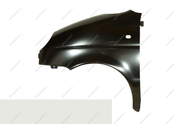 Крыло переднее левое крашеное DAEWOO Matiz с 01-05г Молочный G6J Api Api DAMA01-W0FWH-L-G6J