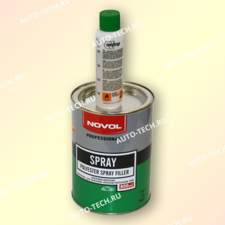 Novol Шпатлевка SPRAY п/э жидкая отделочная для нанесения способом распыления 1,2 кг. Novol 1201