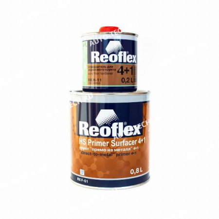 Грунт REOFLEX 2К (4+1) (Acryl Filler) красный (0,8л+0,2л) REOFLEX RX F-06/800/39741