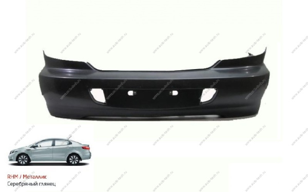 Бампер задний KIA Spectra крашеный Cеребристый металлик RHM c 02-  0K2NC50220XX-RHM