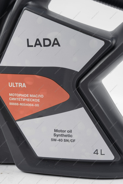 Масло моторное LADA ULTRA 5W-40, SN/CFсинтетическое 4л Lada LADA 88888R05400400