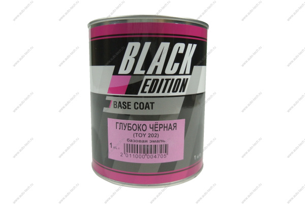 Эмаль базовая Глубоко черная (TOY202) 1л BE Black Edition MAXTOR MAXTOR 202
