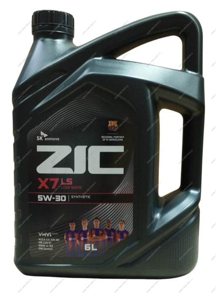 Масло моторное X7 LS 5W-30 6 л ZIC ZIC 172619