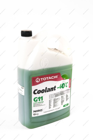 Жидкость охлаждающая низкозамерзающая TOTACHI NIRO COOLANT Green -40C G11 5кг Totachi 43205