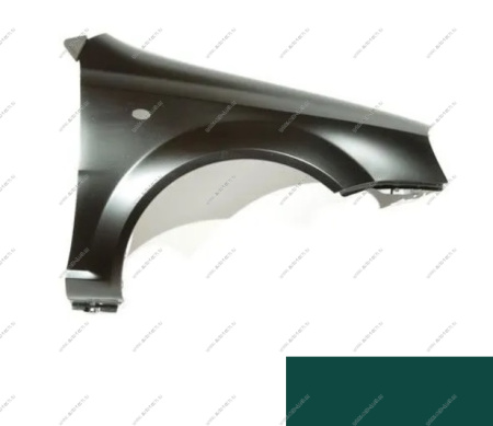 Крыло крашеное CHEVROLET LACETTI (SD/WGN) перед. прав (с отв. повт.) 34U - MODERN GREEN API Api 96548995-34U