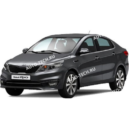 Бампер передний KIA Rio 3 крашеный Cерый металлик SAE c 2011- Китай 86511-4Y000-SAE