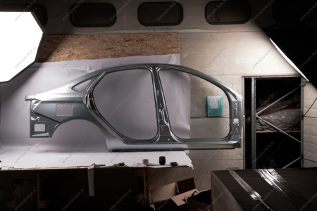 Боковина кузова LADA Vesta/Веста седан наружная правая (ОЦИНКОВАННОЕ напыление) (крыло заднее+порог) Lada LADA 8450039442