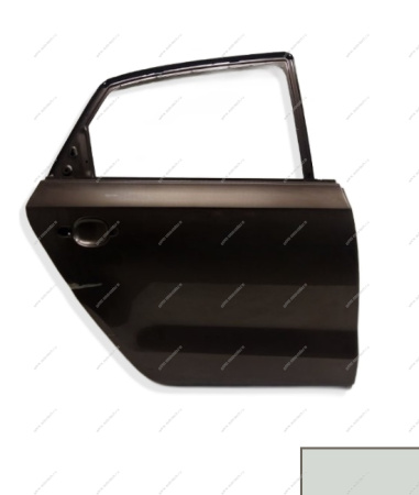 Дверь задняя правая крашеная VW POLO (седан) 2010-2020 (0Q - PURE WHITE) Китай CHINA 6RU833056C-0Q