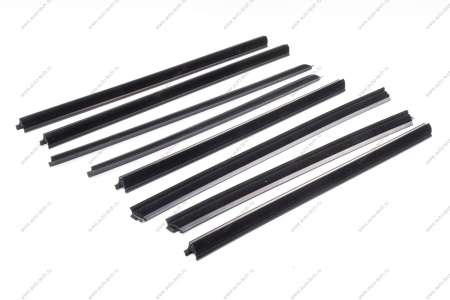 Бархотка стекла двери ВАЗ-2110 передняя +задняя внутренния+наружняя к-т 8шт. БРТ LADA PK69P