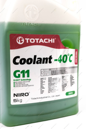Жидкость охлаждающая низкозамерзающая TOTACHI NIRO COOLANT Green -40C G11 5кг Totachi 43205