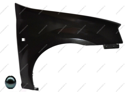 Крыло переднее правое RENAULT Logan/Рено Логан крашеное 676 Noir nachre 6001549973 Черная жемчужина Начало  6001549973-676