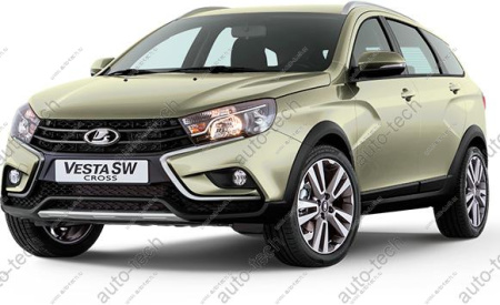 Бампер задний LADA Vesta SW Cross/Cross седан крашеный(без 8450031033 и 8450032362) 247 Карфаген (Бежевый металлик) LADA LADA 8450031032-247