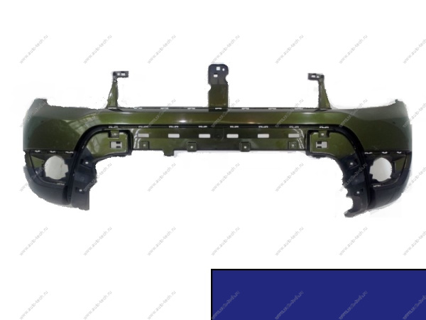 Бампер передний RENAULT Duster 2015- крашеный RNF Blue minerale Синий минерал Bodyparts Bodyparts 620224960R-RNF