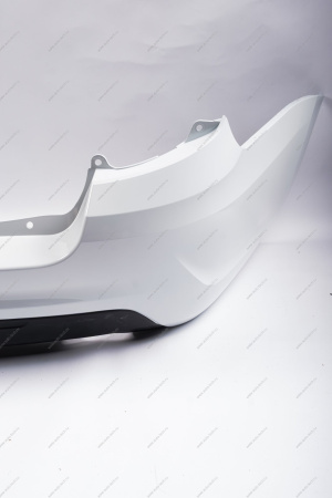 Бампер задний (FL) LADA GRANTA 2018- (седан) краш в цвет 221 Ледников (белый) низ не краси Кампласт Кампласт 8450103787-221