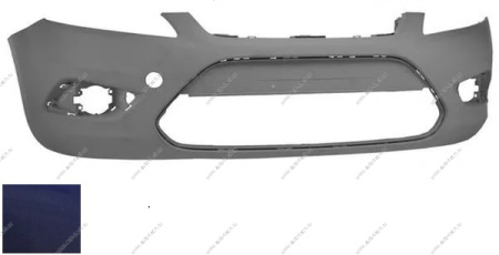 Бампер передний Ford Focus 2 седан крашеный Spirit Blue/Performance Blue L1 Gama  1521127-L1