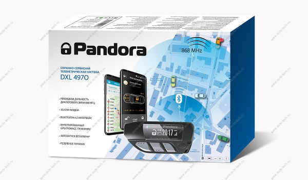 Охранная система c обратной связью и дистанционным запуском PANDORA DXL 4970 PANDORA PANDORA DXL 4970
