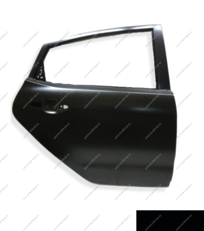 Дверь задняя правая крашеная KIA RIO седан 2011-2017 (MZH - PHANTOM BLACK) Китай CHINA 770044Y000-MZH